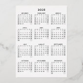 Gilded Snowflakes Business Holiday Kaart Gold FOIL (Achterkant)