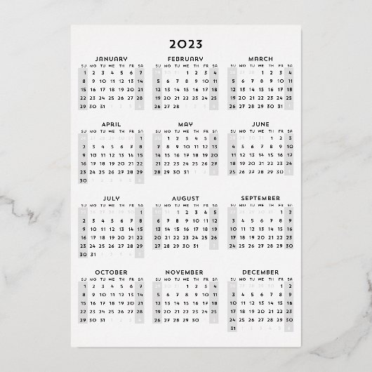 Gilded Snowflakes Business Holiday Kaart Gold FOIL (Achterkant)