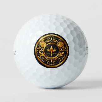 "Gilded Sphere: een golfodyssee" Golfballen