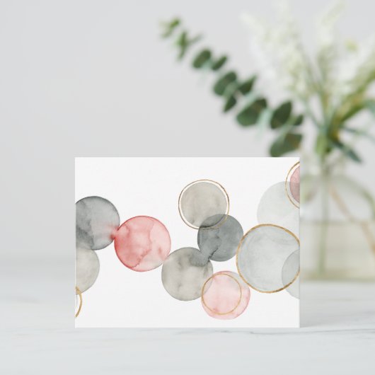 Gilded Spheres Briefkaart (Staand voorkant)