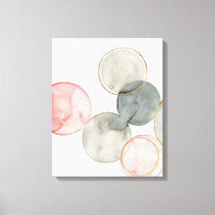 Gilded Spheres Canvas Afdruk