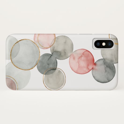 Gilded Spheres Case-Mate iPhone Case (Achterkant (horizontaal))