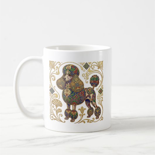 Gilded Splashes: Viennese Secession Poodle Koffiemok (Links)
