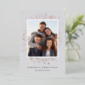 Gilded Stars | Foto Folie Feestdagenkaart (Staand Voorkant)