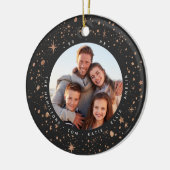 Gilded Stars | Holiday-foto Keramisch Ornament (Links)