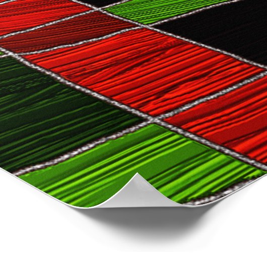 Gilded Stripes Poster (Hoek)