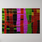 Gilded Stripes Poster (Voorkant)