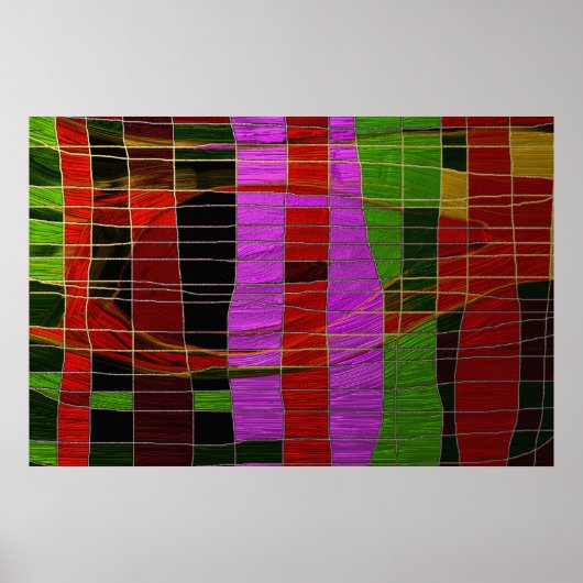 Gilded Stripes Poster (Voorkant)