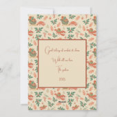 Gilded Tides Coastal Christmas Photo Card Feestdagenkaart (Achterkant)