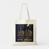 Gilded Toronto Skyline Tote - Premium Edition Bag (Achterkant)