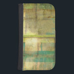 Gilded Turquoise en Green Abstract Painting Galaxy S4 Portemonnee Hoesje<br><div class="desc">Een abstract schilderij van Jennifer Goldberger, dat gebruik maakt van tinten van gegoten turquoise en groen om een warm, bekend gevoel te creëer. Een mooie wandeling door de bossen tijdens de lente of de zomer zou een aantal van deze zelfde kleuren opleveren. Breng het geschenk van natuur naar huis door...</div>