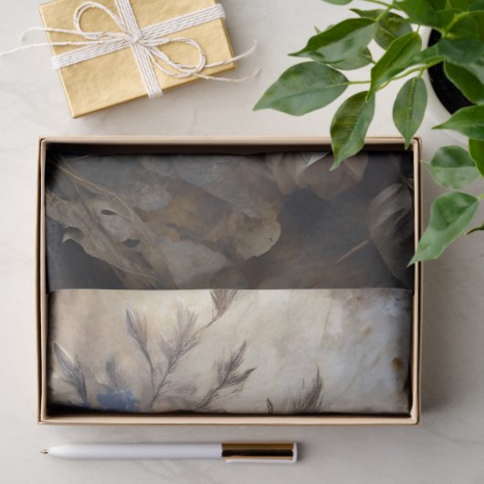 Gilded Twilight Flora Decoupage Tissuepapier (Geschenk)
