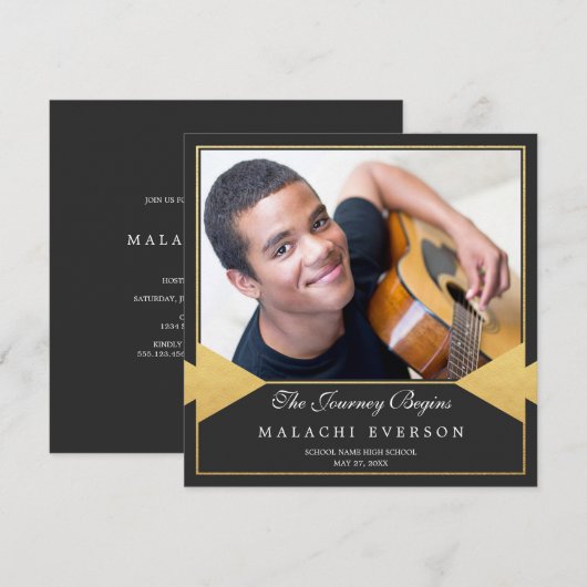 Gilded | Uitnodiging fotograaf (Voorkant / Achterkant)