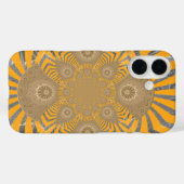 Gilded Zephyr: Elegantie in Gouden Geel & Chrome Case-Mate iPhone Case (Achterkant (horizontaal))