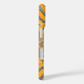 Gilded Zephyr: Elegantie in Gouden Geel & Chrome Case-Mate iPhone Case (Achterkant / Rechts)