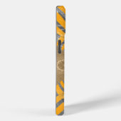 Gilded Zephyr: Elegantie in Gouden Geel & Chrome Case-Mate iPhone Case (Achterkant / Rechts)