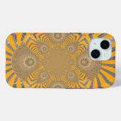 Gilded Zephyr: Elegantie in Gouden Geel & Chrome Case-Mate iPhone Case (Achterkant (horizontaal))