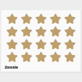 Gilded Zephyr: Elegantie in Gouden Geel & Chrome Ster Sticker (Vel)