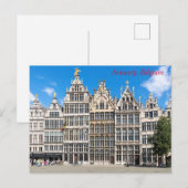 Gildehuizen, Antwerpen, België Briefkaart (Voorkant / Achterkant)