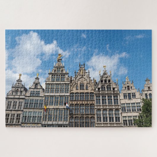 Gildehuizen Grote Markt Antwerpen Legpuzzel (Horizontaal)