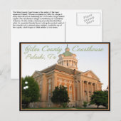 Giles County Courthouse - Pulaski, TN Briefkaart (Voorkant / Achterkant)