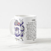 Giles Family Coat of Arms Mok (Voorkant links)