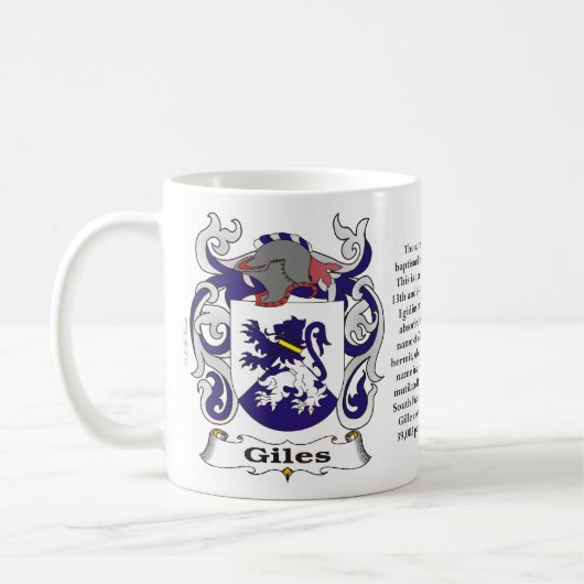 Giles Family Coat of Arms Mok (Links)