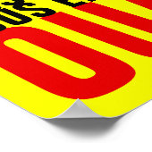 Gilets Jaunes et SLOGAN TOUS ENSEMBLE poster (Hoek)