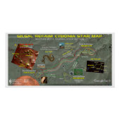 Gilgal Refaim - Cydonia Star Kaart Perfect Poster (Voorkant)