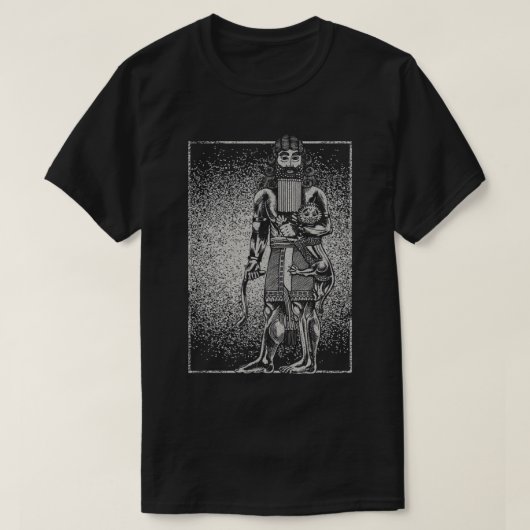 Gilgamesh - Ancient Sumerian Deity Anunnaki Giants T-shirt (Design voorkant)