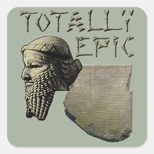 Gilgamesh: Helemaal episch Vierkante Sticker (Voorkant)