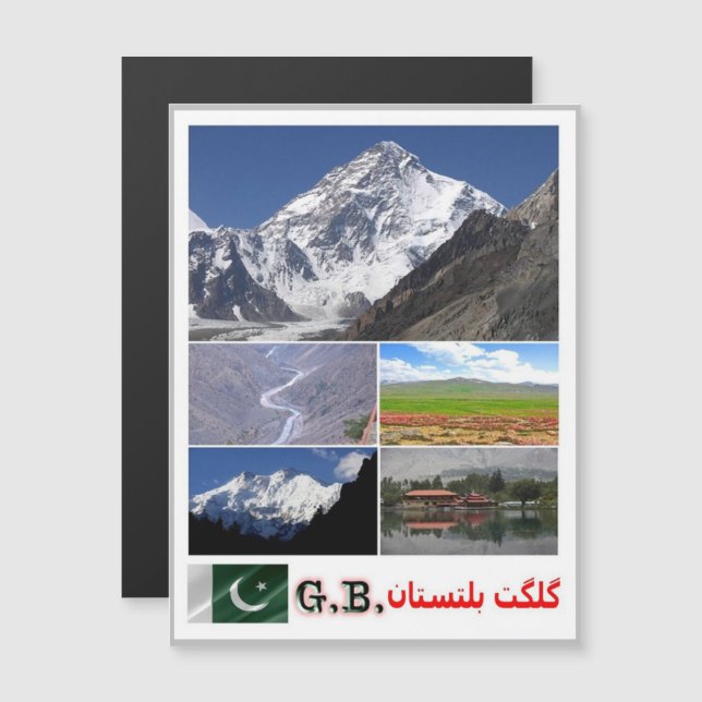 Gilgit-Baltistan - Mozaïek - Pakistan - (Voorkant / Achterkant)