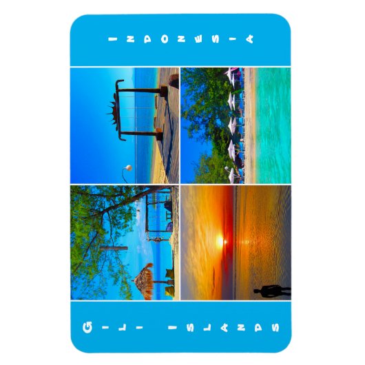 gili - eilanden dromen magneet (Verticaal)