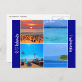 gili eilanden indonesië briefkaart (Voorkant / Achterkant)