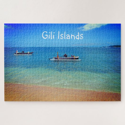 gili - eilanden leven legpuzzel (Horizontaal)