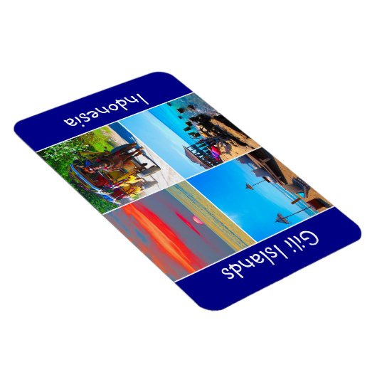 gili eilandscènes magneet (Rechterzijde)