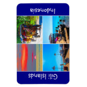 gili eilandscènes magneet (Verticaal)