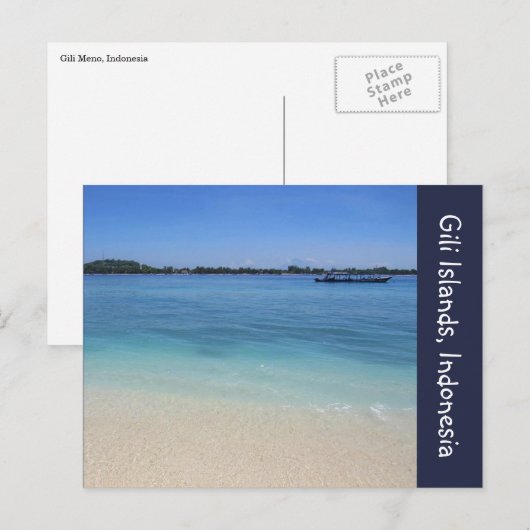 gili meno briefkaart (Voorkant / Achterkant)