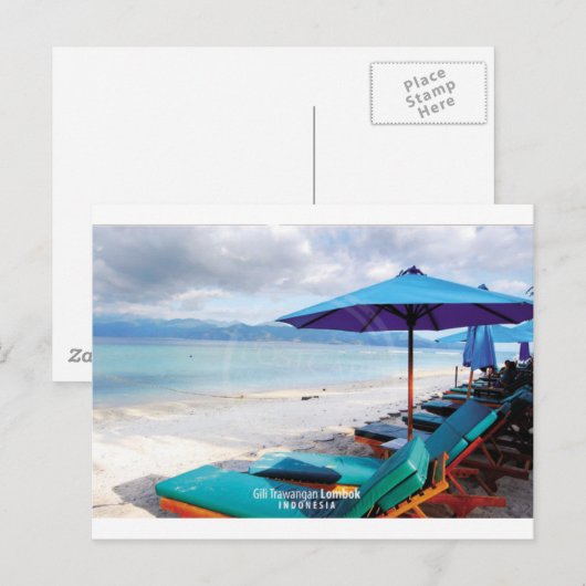 Gili Trawangan Briefkaart (Voorkant / Achterkant)