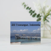 Gili Trawangan Briefkaart (Staand voorkant)