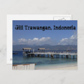 Gili Trawangan Briefkaart (Voorkant / Achterkant)