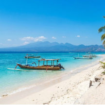Gili Trawangan Eiland Paradijs Strand Muurkunst
