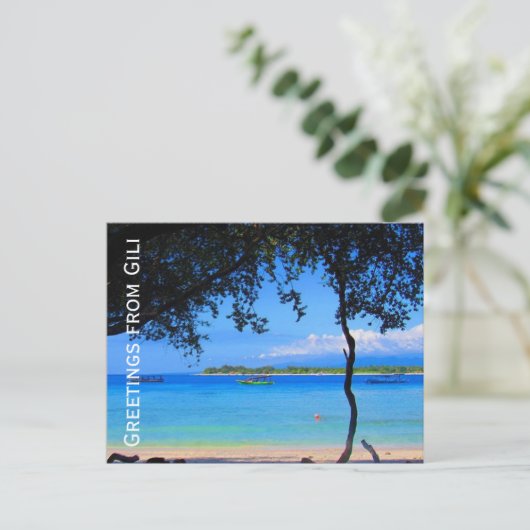 gili trawangan - groet briefkaart (Staand voorkant)