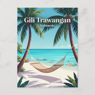 Gili Trawangan Indonesië Briefkaart
