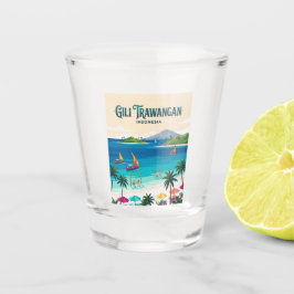 Gili Trawangan Indonesië Shot Glas