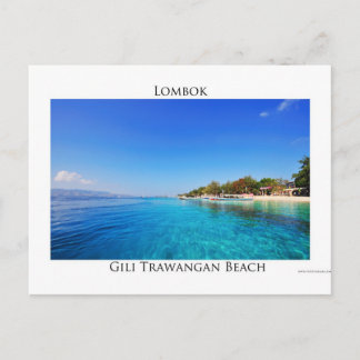 Gili Trawangan, Lombok Briefkaart