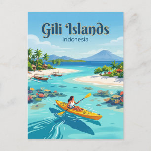 Gililanden Indonesië Briefkaart