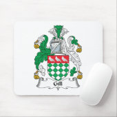 Gill Family Crest Muismat (Met muis)