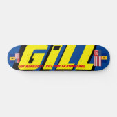 GILL JMT BARB 7 3/4" Skateboard Deck (Horizontaal)