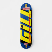 GILL JMT BARB 7 3/4" Skateboard Deck (Voorkant)